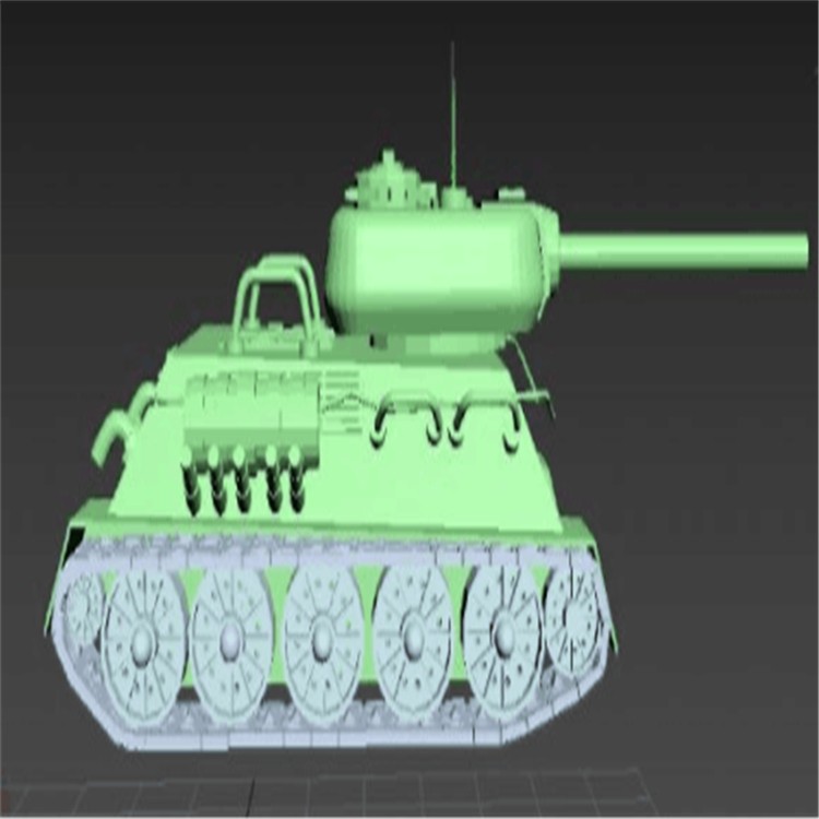 白云充气军用坦克模型